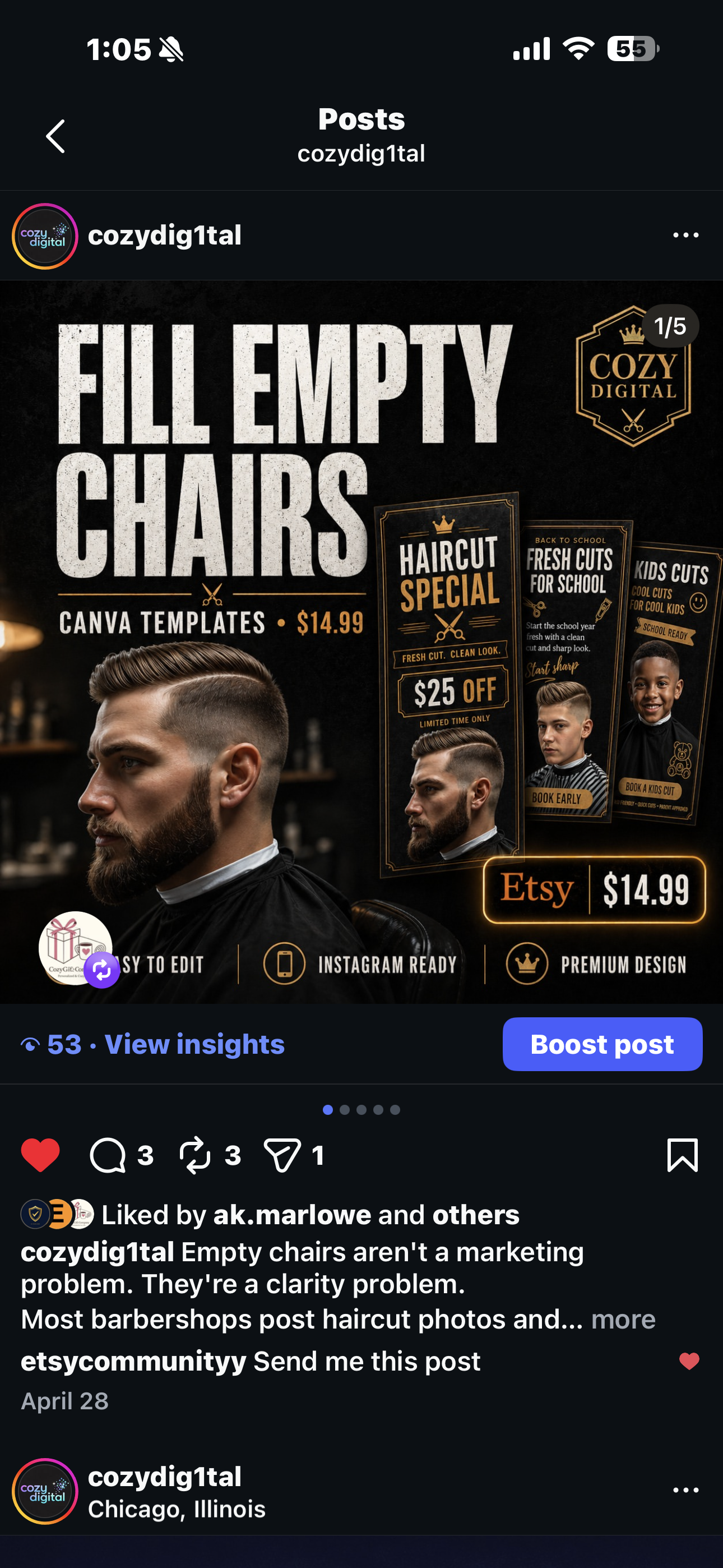 Example of branded content produced by Cozy Digital