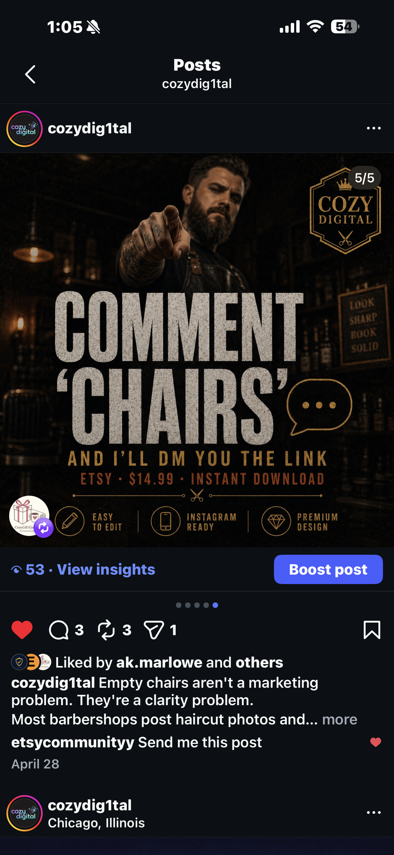 Example of branded content produced by Cozy Digital